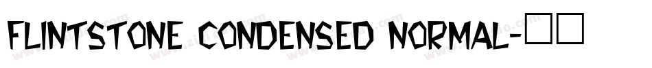 Flintstone Condensed Normal字体转换